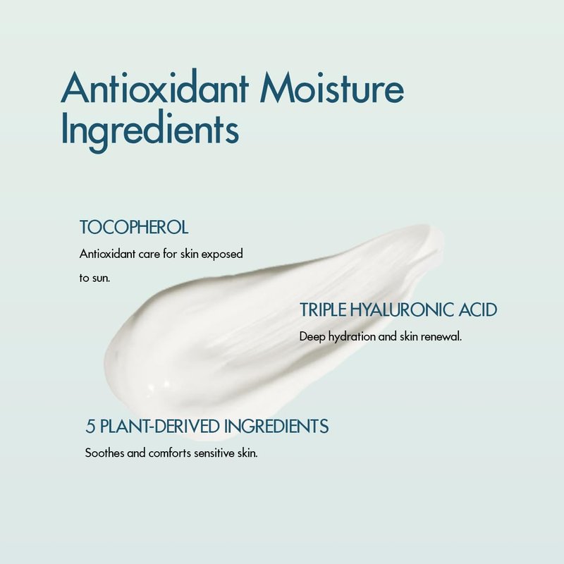 Vita Aqua Korean Sunscreen SPF 50+ | Lightweight Hydrating Sunblock with Triple Hyaluronic Acid - 1.69 fl oz/50ml