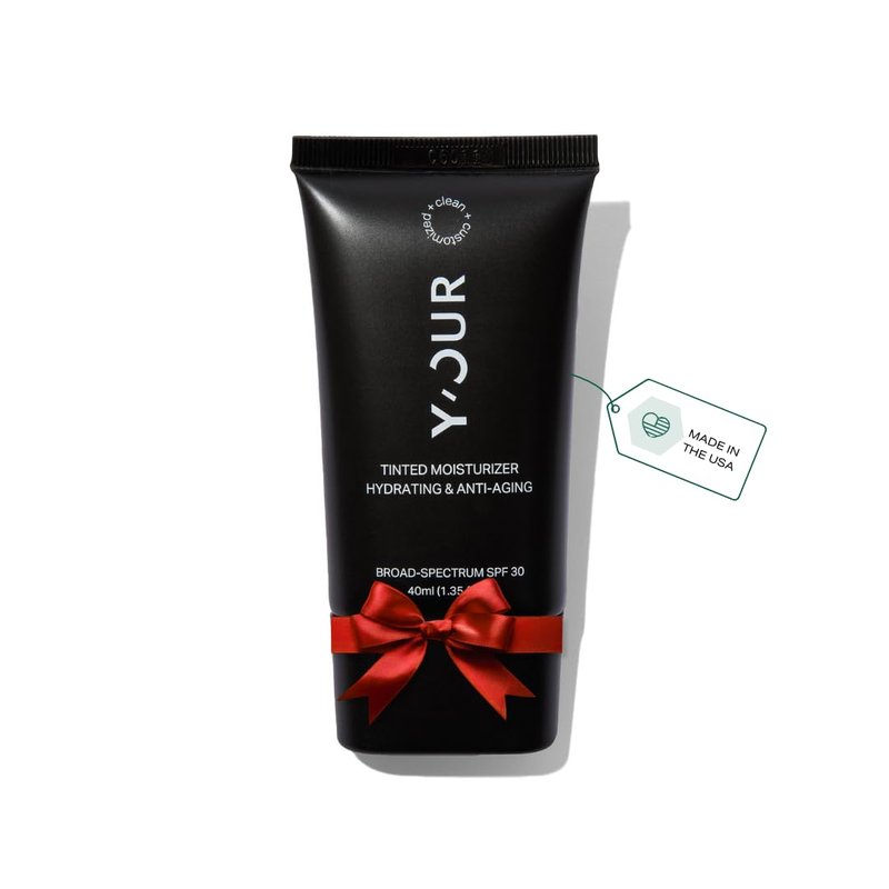Y'OUR Tinted Moisturizer SPF 30 - Anti-Aging Hydrating BB Cream for All Skin Types | 1.35 oz (Deep)
