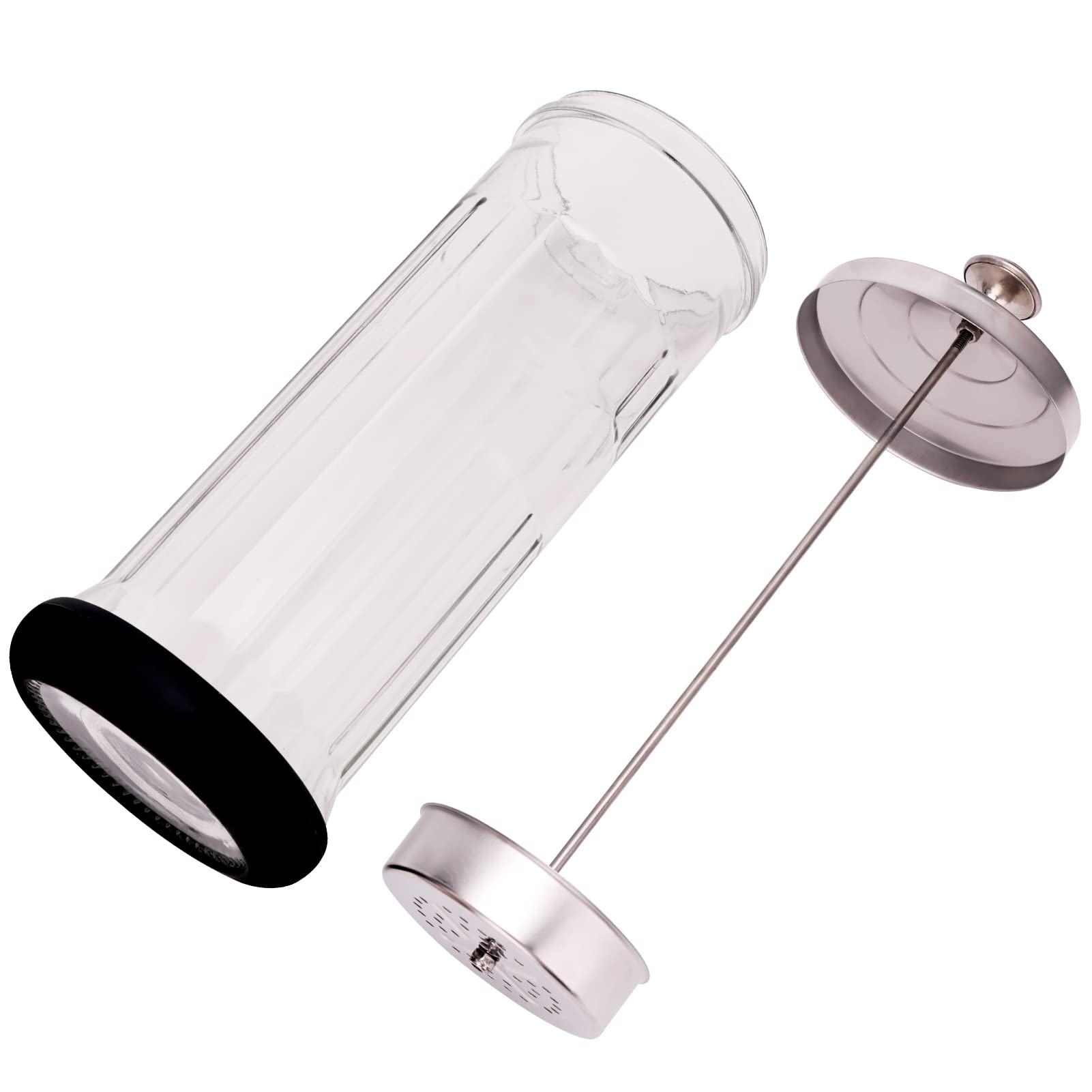 Disinfectant Sterilizer Jar - Durable Glass for Nail Tools and BarberShop Hair Stylist Tools (50 Oz /1500ml)