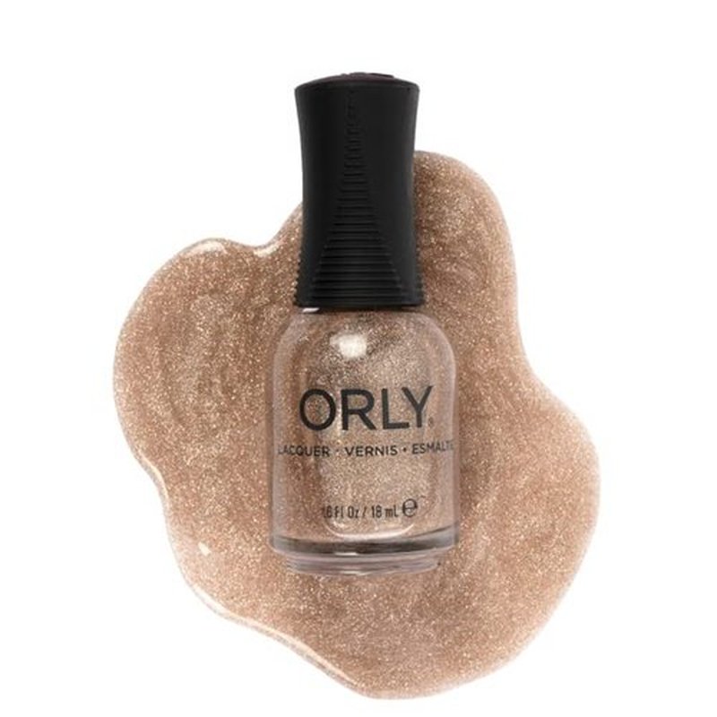 Orly Nail Polish 'Just an Illusion' | Gold Holographic Glitter Topper Nail Lacquer from POP Lacquer Collection | 0.6fl oz