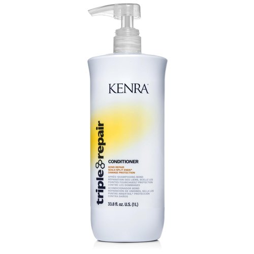 Kenra Triple Repair Conditioner - Strengthens & Restores Weak Bonds | Split Ends & Damaged Hair | Sulfate-Free