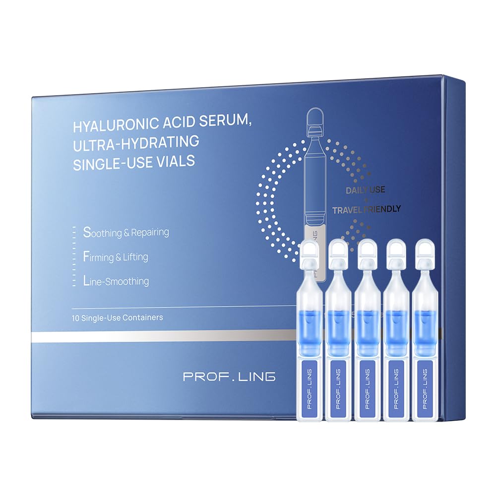 Hyaluronic Acid Serum - Anti-Aging Face Serum Reyouth & Blue Copper Peptide Hyaluronic Acid - Moisturizing, Soothing & Firming for 25+ Fragile Skin
