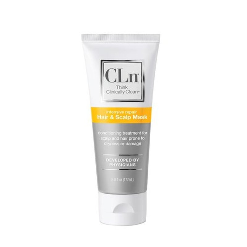 CLn® Hair & Scalp Mask Conditioner - Deep Hydration for Dry & Damaged Hair, Eucalyptus Scent, 6 fl. oz.