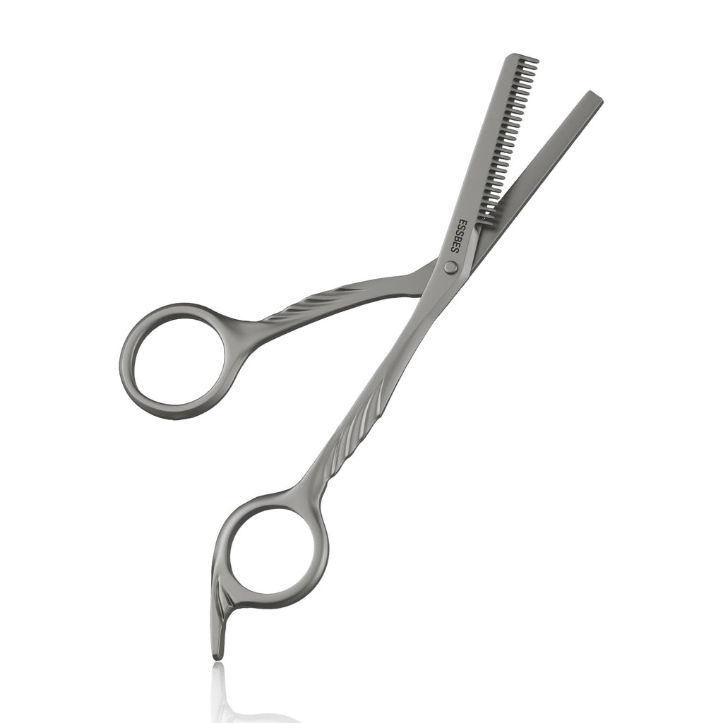 ESSBES Beard Scissors with comb small mustache trimming eyebrow grooming kit