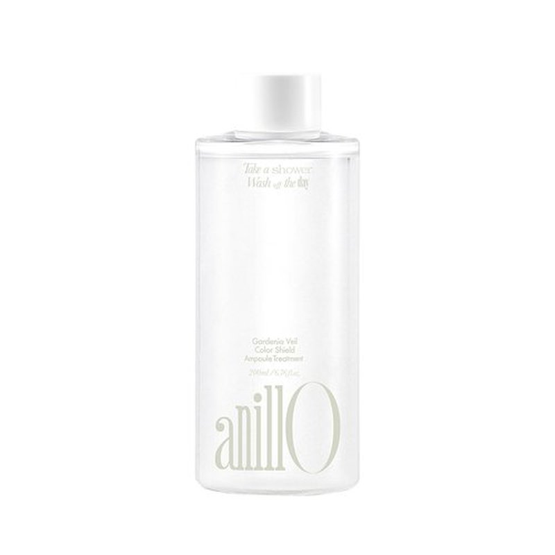 ANILLO Gardenia Veil Color Shield Ampoule Treatment – Shine-Boosting Hair Mask for Color-Treated Hair – Protein & Amino Acid Complex, Daily Use, Silicone-Free, 200 ml / 6.76 fl oz