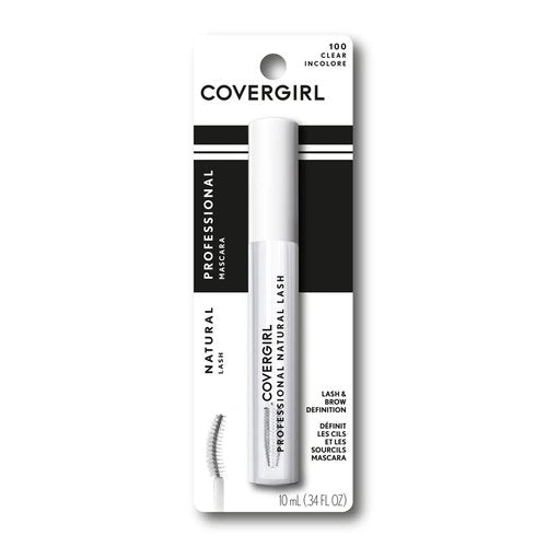 Covergirl Professional Natural Lash Mascara,Clear,0.34 Ounce,(Pack of 2)