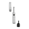 ZWILLING Nose and Ear Hair Trimmer (Travel Size, Internal, Rotating Blades, Safe to use, Hypoallergenic), Premium, Silver, 3 inch