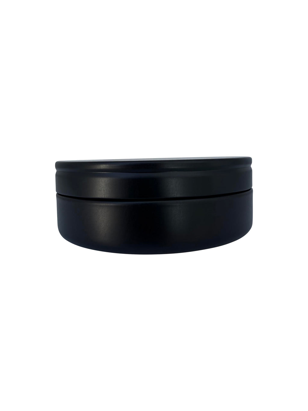 TYNZZ 3 Pcs, Metal Tin Round Container, Mini Portable Small Storage Container Kit with Twist Lid for Home Storage 2.5x1 Inch, Black