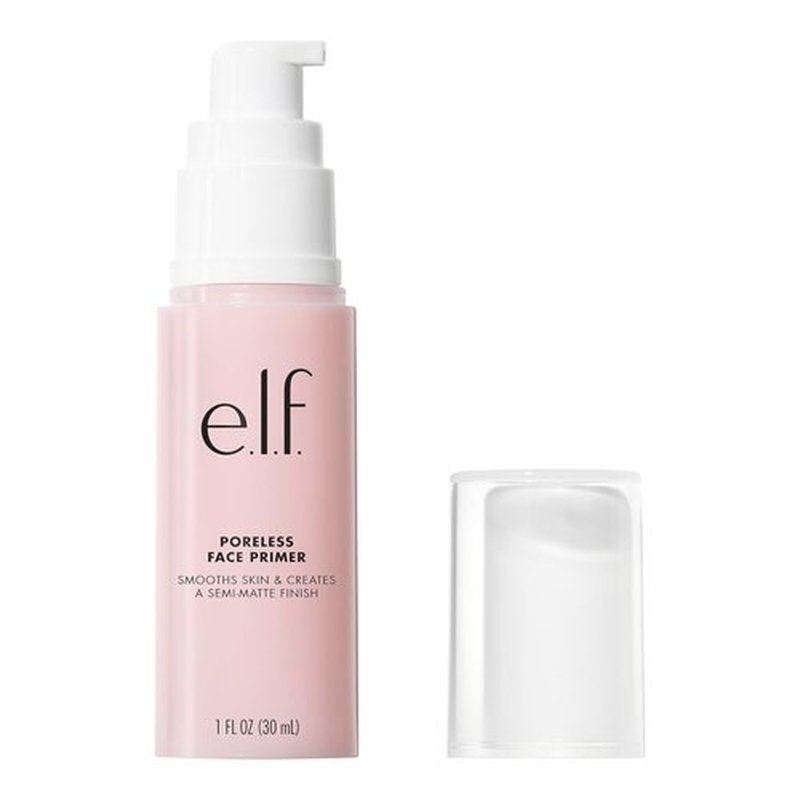 e.l.f. Poreless Face Primer - Lightweight, Skin-Perfecting Formula with Tea Tree & Vitamins A & E | 1.01 Fl Oz
