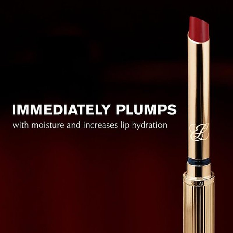 Estée Lauder Pure Color Explicit Long-Lasting Slick Shine Slim Lipstick for Women | Plumping & Hydrating, 321 Shhhh