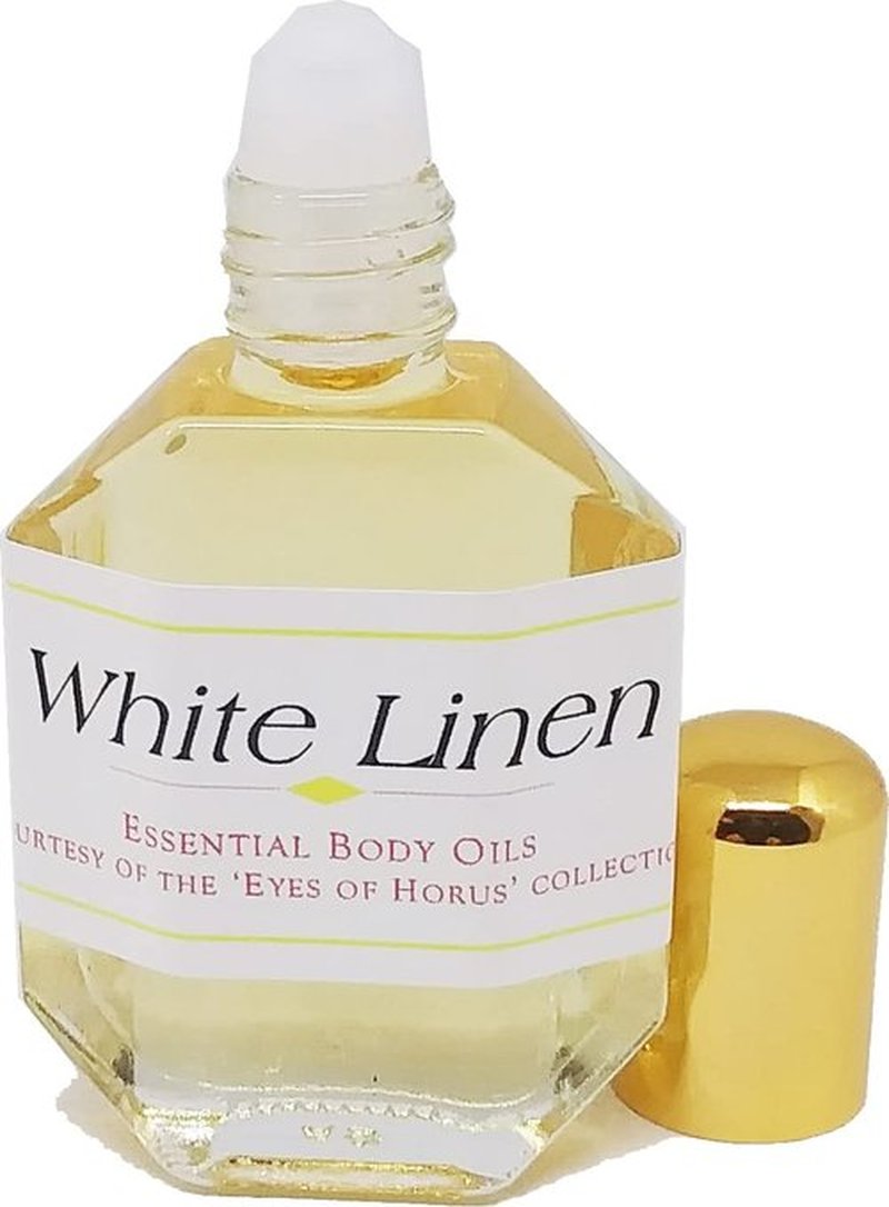 Type EL Scented Body Oil by White Linen - Luxurious Roll-On Fragrance - Gold - 1/2 oz.