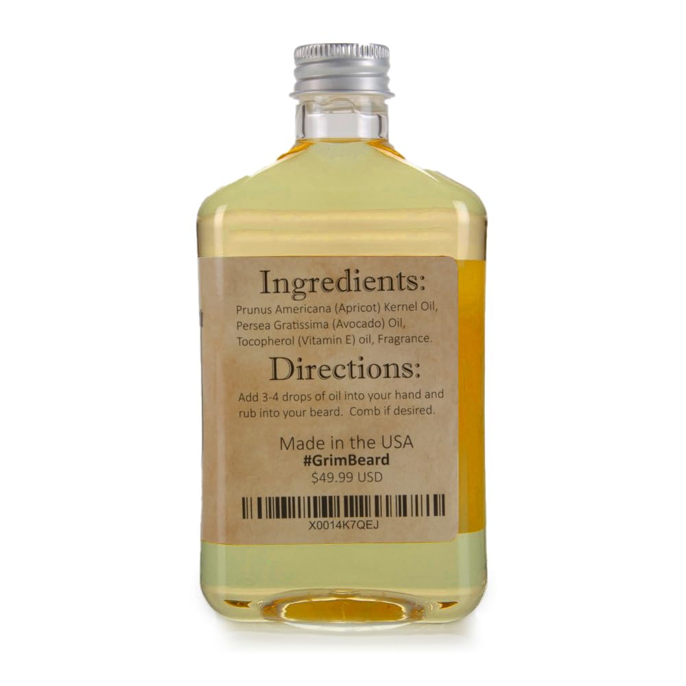 Best Beard Oil 8.45oz Bottle - Smolder Beard Oil - Promote Healthy Growth - Beards Care - Beard Softener - A few drops & oils will shine your beard and mustache and make them softer. Made In The USA