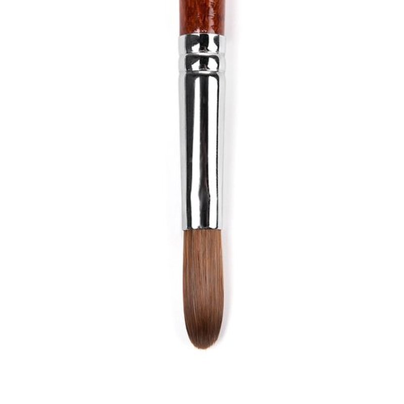 KADS Kolinsky Sable Acrylic Nail Art Brush Red Wood Pen Nail Brush for Nail Art Manicure Tool (18#)