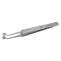 LIFTATAPA Meibomian Gland Expressor Forceps, Eyelid Gland Blockage Unblocking Tools, Stainless Steel Eyelid Massage Tweezers-Round Tip for Dry Eyes Extraction Tool(Silver)