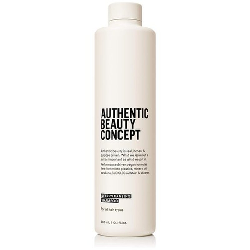 Authentic Beauty Concept Deep Cleansing Shampoo - Removes Impurities & Grease | Vegan, Cruelty-Free, Sulfate-Free | For All Hair Types