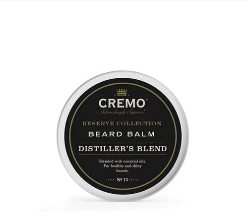 Cremo Beard Balm - Distiller's Blend | Nourishes & Shapes All Lengths of Facial Hair, 2 Ounce