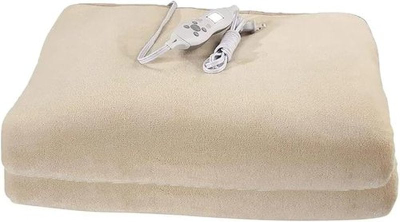Master Massage Deluxe Fleece Massage Table Warmer - ETL Certified Heating Pad in Cream