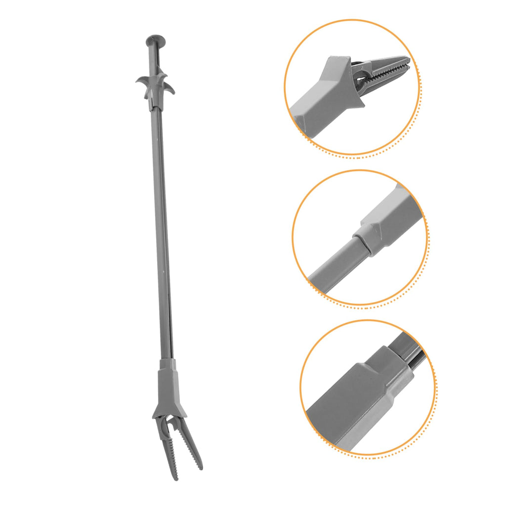 IMIKEYA Long Aquarium Tongs - 20 Inch Plastic Tweezers for Easy Plant Maintenance and Fish Feeding - Ideal Aquarium Grabber Tool for Freshwater and Saltwater Tanks