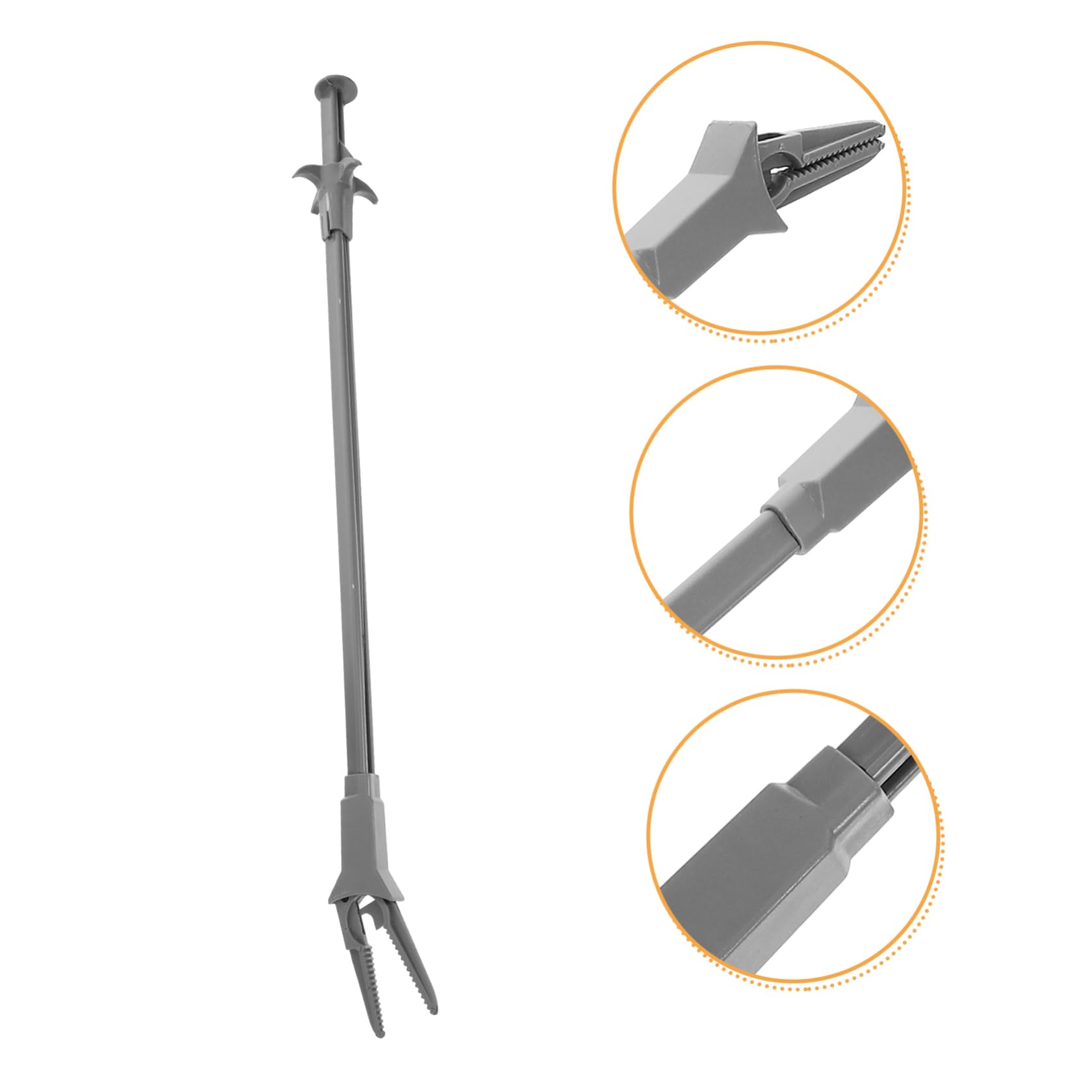 IMIKEYA Long Aquarium Tongs - 20 Inch Plastic Tweezers for Easy Plant Maintenance and Fish Feeding - Ideal Aquarium Grabber Tool for Freshwater and Saltwater Tanks