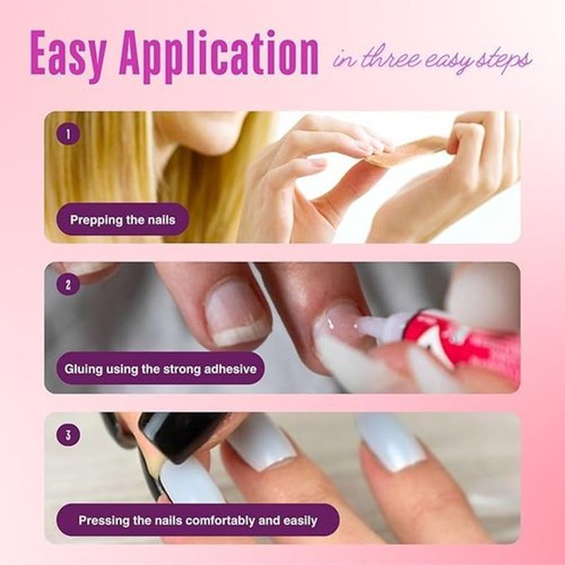 Keep It Classy Chrome Gold, Press-On Nails Kit by Monyetta Shaw || Almond Medium || Reusable, Vegan, Non-Toxic, Easy Application || One 24 Nail Kit
