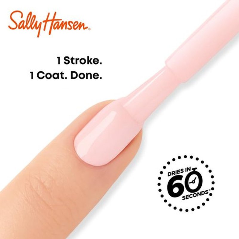 Sally Hansen Insta-Dri®, Peachy Breeze, Quick Dry, Long Lasting, Streak-Free Shine, Pink Nail Polish, Pack of 2