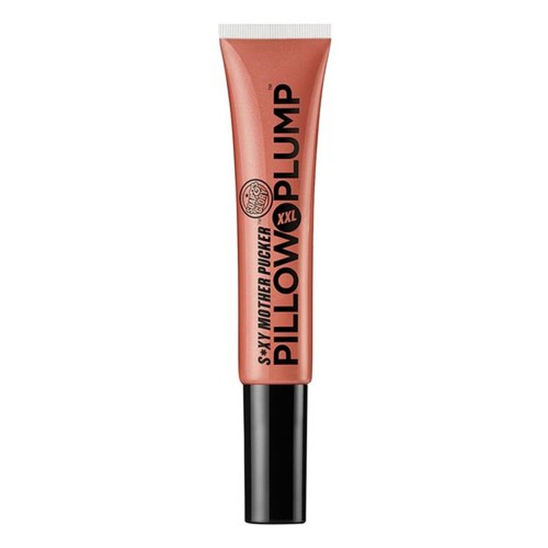 Soap & Glory XXL Pillow Plump Lip Gloss - Hydrating & Plumping Formula for Volumized Lips - Nude In Town (10ml)