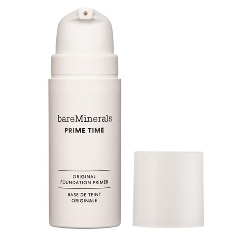 bareMinerals Prime Time Original Foundation Primer – 24HR Wear, Smooths Texture, Controls Shine, Extends Makeup Wear & Nourishes Skin, Non‑Comedogenic, Vegan, Cruelty-Free & Dermatologist-Tested