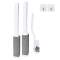 2 Pack Pumice Stone Toilet Bowl Cleaner with Handle, Pumice Stone Toilet Brush for Cleaning Limescale Deposits, Hard Water Stains on Toilets, Grills, Tiles