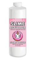SlimeDazzle Slime Activator Solution 16 OZ – Ready to Use – Easy to Use Works Fast with All Glue Types – Safe Non Toxic– Makes Smooth, Stretchy Slime – Slime Making Supply - Made in USA