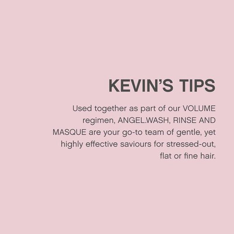 KEVIN.MURPHY ANGEL.WASH - Restorative Shampoo for Fine Coloured Hair - Sulphate & Paraben Free - 250 ml / 8.4 fl oz