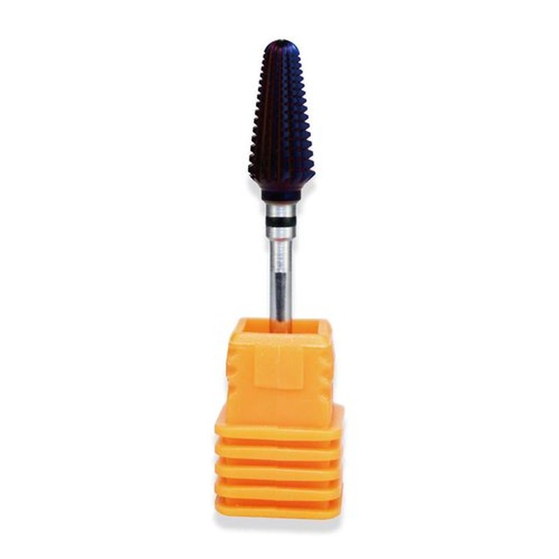 C & I Tapered Tornado & Texas Tornado Nail Drill Bit for Nail Drill Machine, Purple Coated (Tapered Tornado, XC)