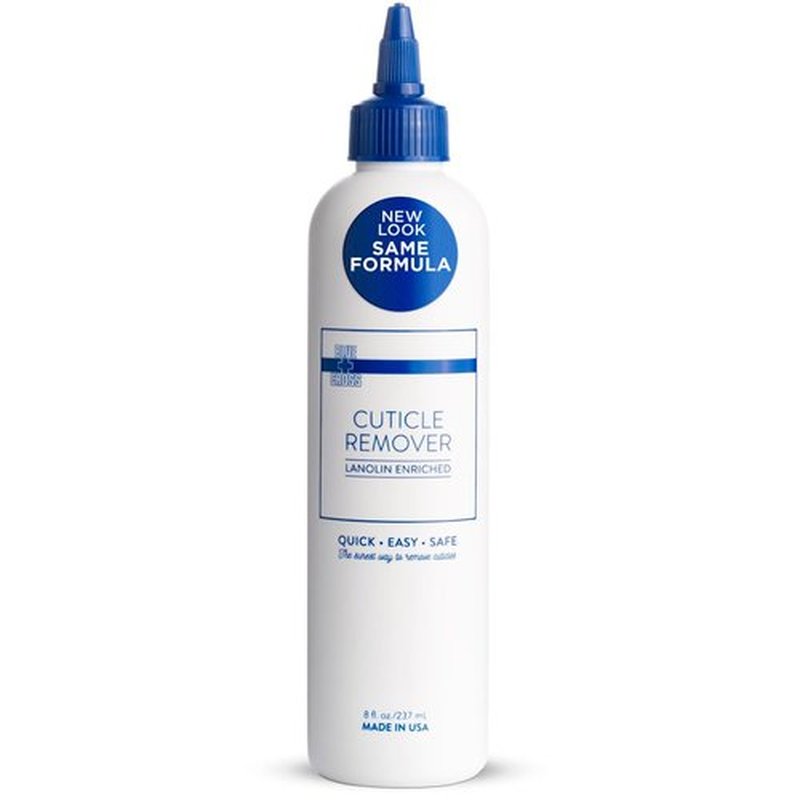Blue Cross Cuticle Remover & Softener - Hydrating Nail Treatment for Dry Cuticles, 8oz