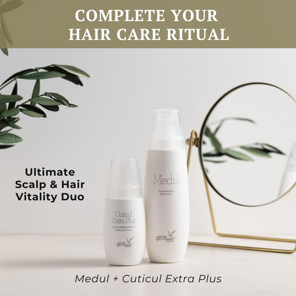 Gernetic Cuticul Extra Plus Scalp Moisturizing Serum, Nourishing Care for Hair Appearance, Lightweight Scalp Formula, 100ml/3.4oz
