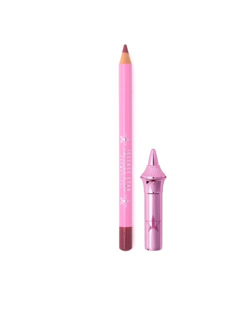 Jeffree Star Cosmetics Velour Lip Liner, 11 Shades, Creamy Formula, Satin Finish, Long-Lasting, Peptide Complex, Mineral Oil-Free, Vegan & Cruelty-Free (Androgyny)