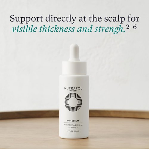 Nutrafol Postpartum Hair Growth Supplements & Serum - Clinically Tested for Thickness & Strength | 1 Month Supply, 1.7 Fl Oz