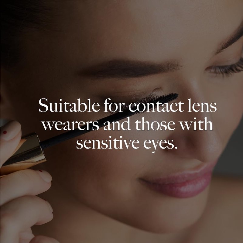 Borghese Superiore Mascara - Thickening, Conditioning & Lengthening Formula | Smudge-Free, Black, Sensitive Eyes