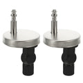 Toilet Seat Replacement Bidet Parts: 2pcs Seat Hinge Replacement Toilet Screws Cover Nuts Screws Mount Hardware - Hinge Fixings Nuts