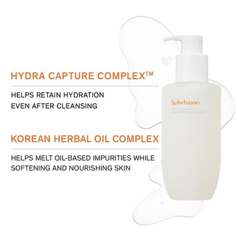 Sulwhasoo Gentle Cleansing Foam - Hydrating Gel-to-Foam Facial Cleanser with Korean Herbal Ingredients | Removes Makeup & Impurities