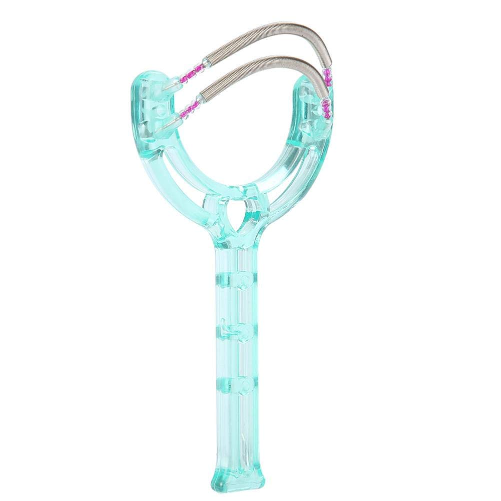 ANGGREK Hair Remover Portable Face Lips Hair Epilator Removal Plastic Spring Device Beauty Tool 2 Colors(Green)
