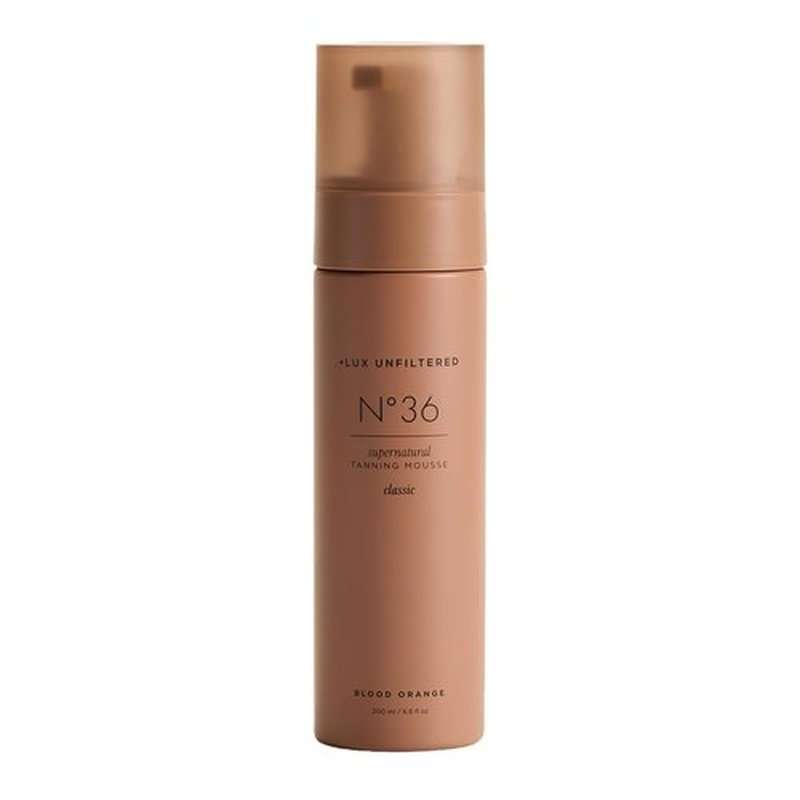 Lux Unfiltered N°36 Self Tanning Mousse - Hydrating, Streak-Free Sunless Tanner | Vegan & Cruelty-Free - Blood Orange