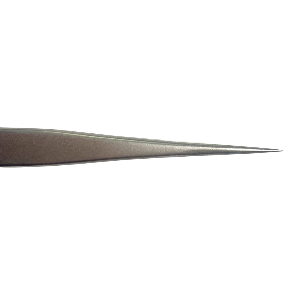 CHAZON TWEEZERS - Stainless Steel Straight Point Tweezers, Best Tweezers for Eyebrows, Facial Hair and Ingrown Hair