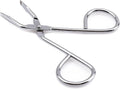Silver Stainless Steel Eyebrow Scissors, Elbow Pliers Clip Scissors, Flat Tip Tweezers Hair Plucker Hair Removal, Industrial Tweezers, Hand Tools