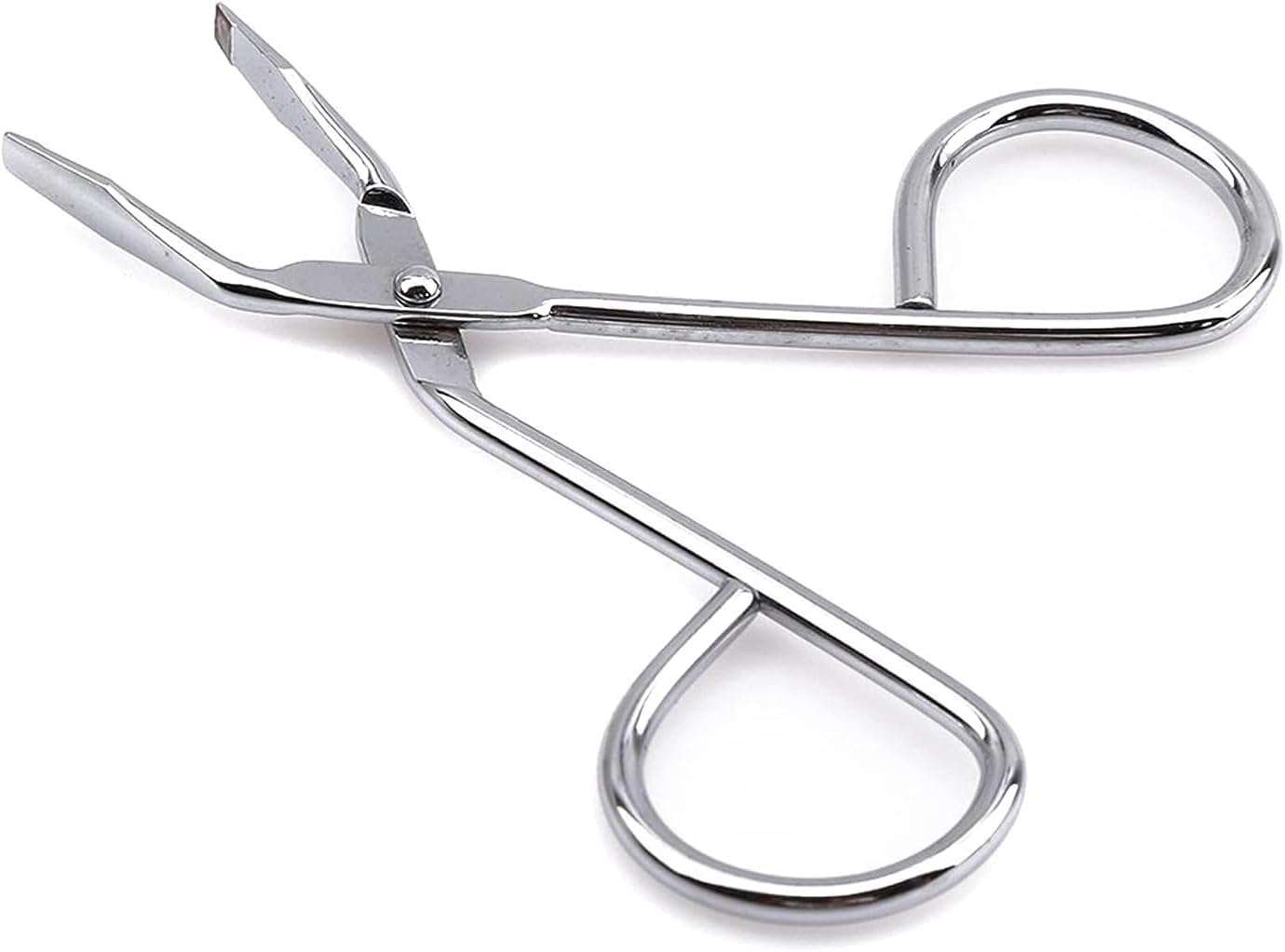 Silver Stainless Steel Eyebrow Scissors, Elbow Pliers Clip Scissors, Flat Tip Tweezers Hair Plucker Hair Removal, Industrial Tweezers, Hand Tools