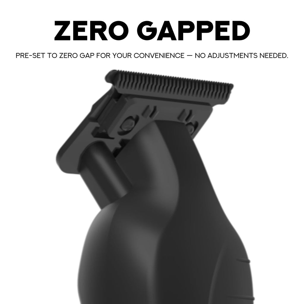 Supreme Trimmer Vader Trimmer ST3778 (210 Min Run Time) Beard Trimmer for Men, Professional Barber Liner Cordless Hair Clipper w/Additional DLC T-Blade - Black Bundle