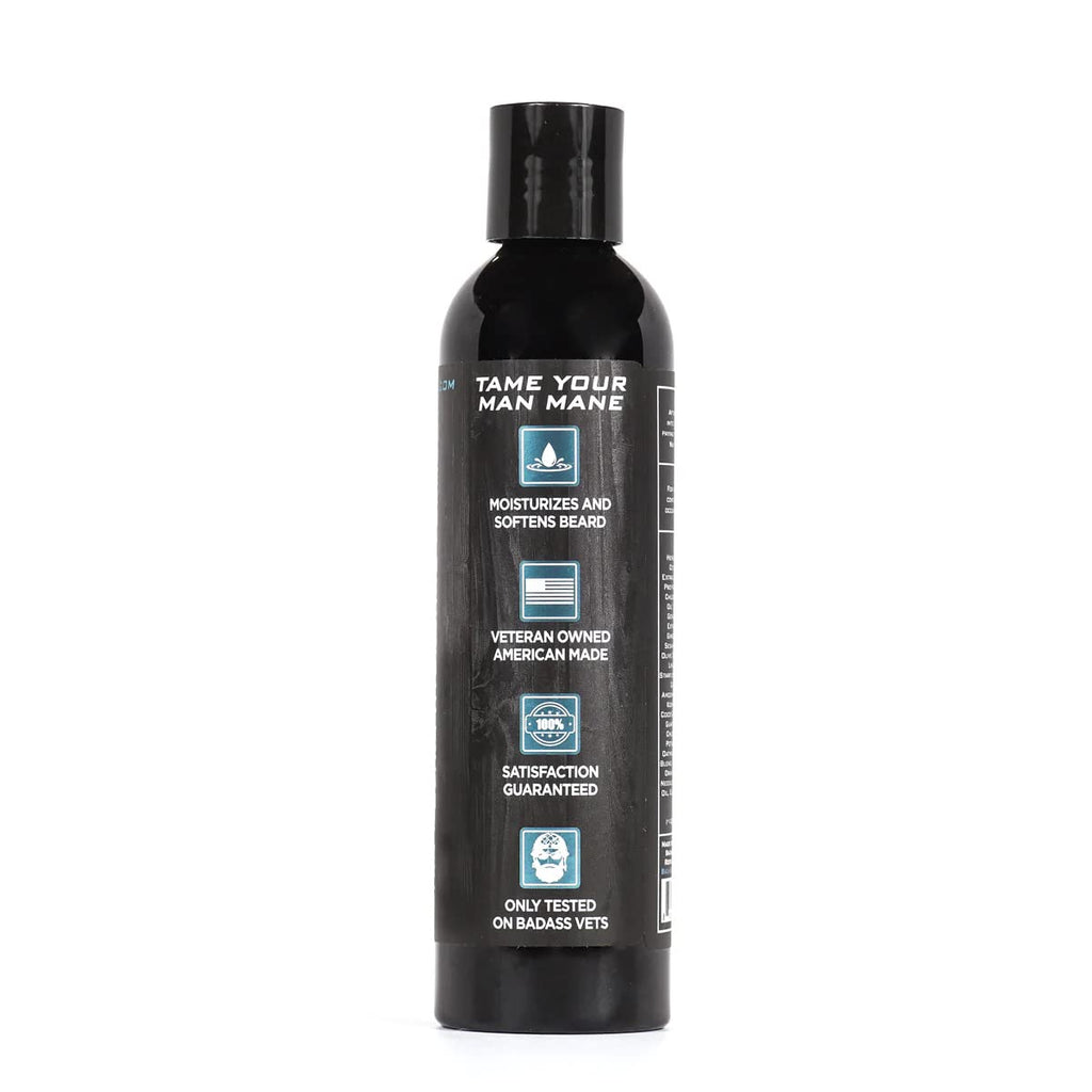 Badass Beard Care Beard Conditioner For Men - THE BUSHWHACKER, 8oz - Made of Natural Ingredients for A Healthy, Soft, & Itch Free Beard and Mustache