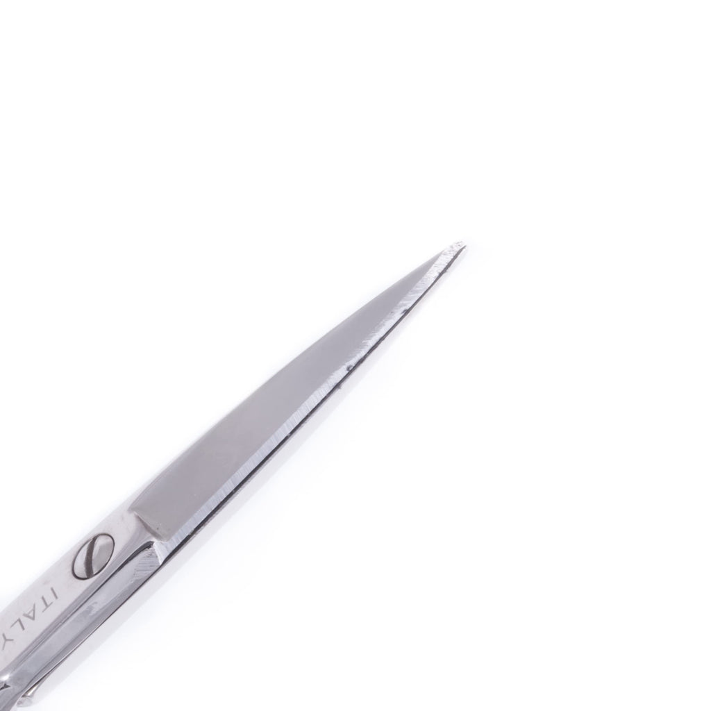 REFINE - Italy Eyebrow Scissors with Wooden Handle Spoolie Grooming Kit