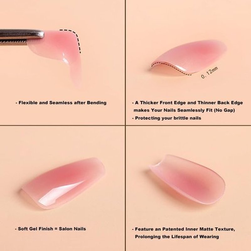 Redykat Soft Gel 24PCS Extra Long Stiletto Glossy Press On Nails, Colorful Acrylic False Nails, Rainbow Fake Nails for Extra Wide Nail beds, Salon Quality Nail Art (Colorful Palette)
