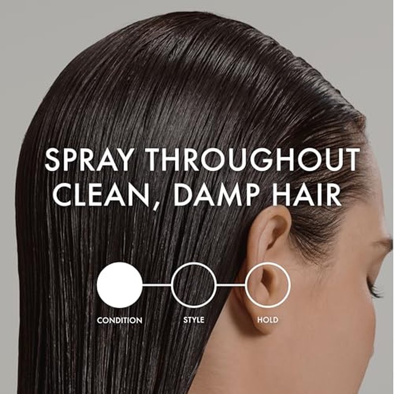 John Frieda Frizz Ease Daily Nourishment Leave-In Conditioner, Anti-Frizz Leave-in Conditioner Spray, 8 fl oz, Pack of 2