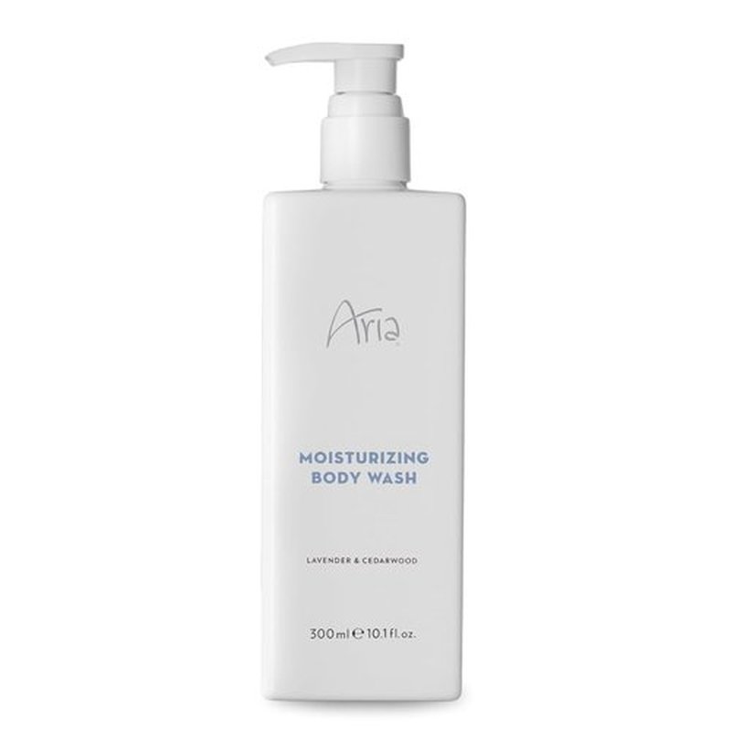 Aria Moisturizing Body Wash - Cedarwood & Lavender Scent - 10 oz Hydrating Formula