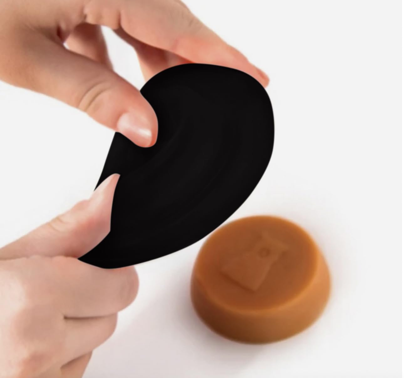 Happy Wax Black Reusable Silicone Wax Warmer Liner Signature, Mod, and Himalayan Wax Melters - No Mess, No Scrape Way to Remove Scented Wax - Long Lasting and Reusable Silicone